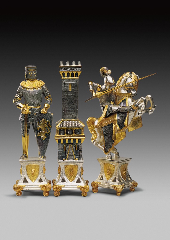 set scacchi medioevale medieval chess set italfama